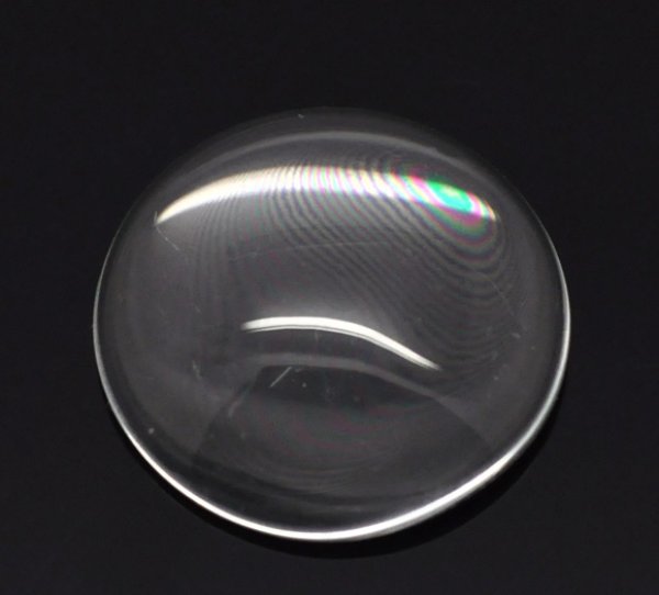 画像1: 丸型22mm【A】ガラスのカボション　10個セット (1)