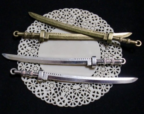 画像1: 刀型 かんざし (1)